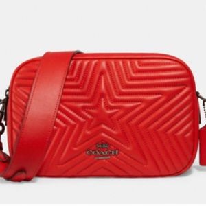 Genuine Coach Quilted Star Bag - Red Wonder Woman